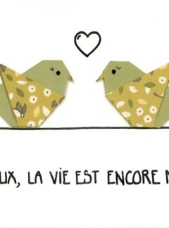 Collection Trait dUnion - Oiseau - Carterie artisanale - Fougères - BrinBelle