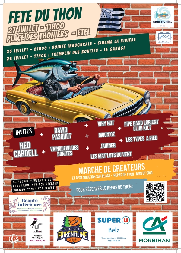 Marché Etel Fete du Thon - Atelier carterie artisanal - BrinBelle