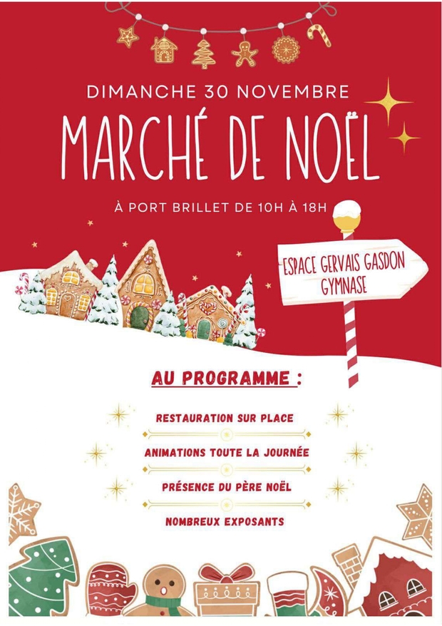 MARCHE DE NOEL PORT BRILLET 2025 - Cartes de Voeux - BrinBelle